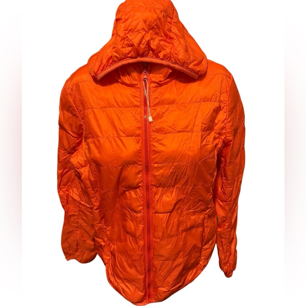 Orange light weight puffer jacket size 2xl